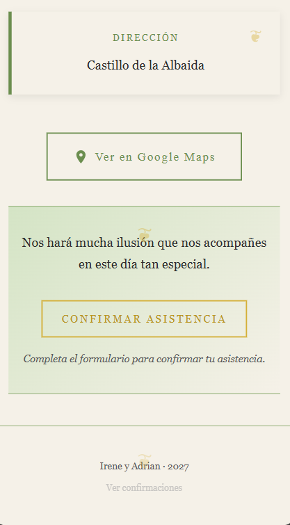Invitación digital personalizada - cocoWeb Córdoba